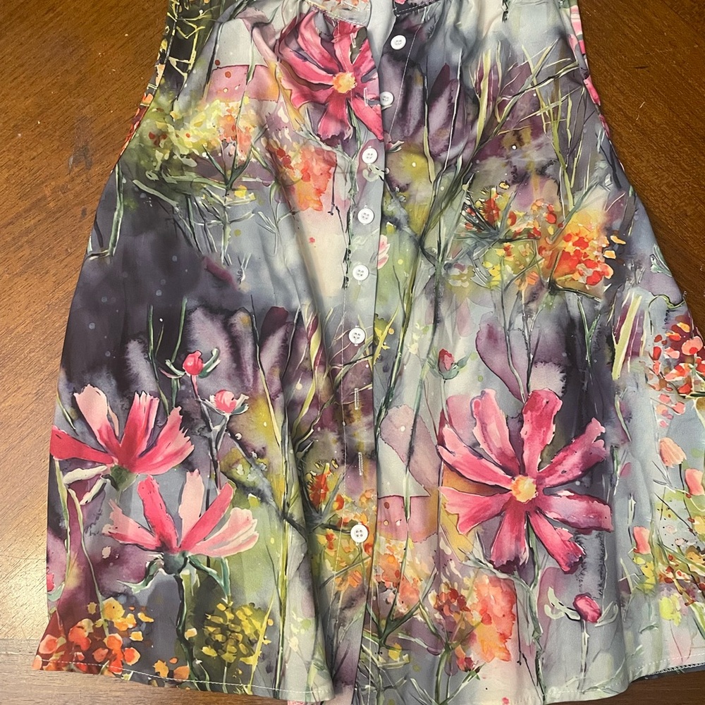 Floral Button-Up Shirt